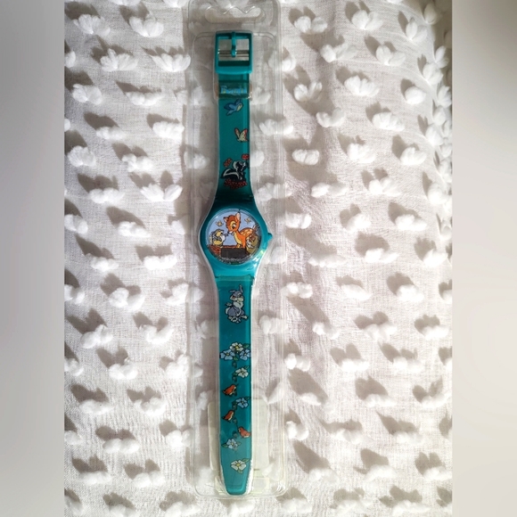 Vtg Fantasma Disney Bambi Pocahontas Oliver Hunchback Sleeping Beauty Watches main image 13